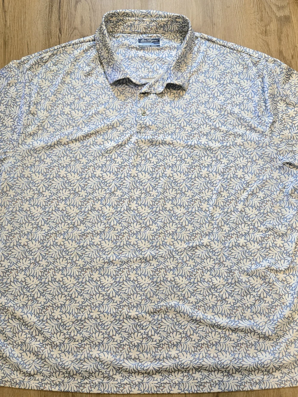 Performance Golf Polos 2 Ben Hogan Blue - Classic Casual 3XL Both 28pitx31Length - Picture 5 of 9